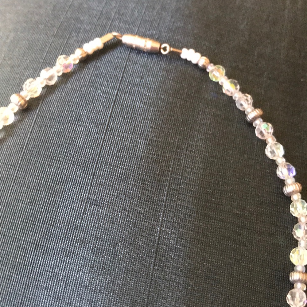 One of a kind handmade sparkling necklace - Picture 4 of 4